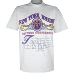 NBA (Nutmeg) - New York Knicks Single Stitch T-Shirt 1990s Large