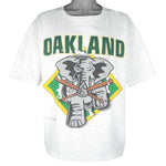 MLB (Nutmeg) - Oakland Athletics Breakout Single Stitch T-Shirt 1990s X-Large