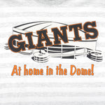 MLB (Tennessee River) - San Francisco Giants At Home In The Dome T-Shirt 1990s Large Vintage Retro Baseball