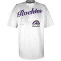 MLB (Bike) - Colorado Rockies Single Stitch T-Shirt 1995 XX-Large Vintage Retro Baseball