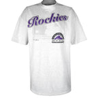 MLB (Bike) - Colorado Rockies Single Stitch T-Shirt 1995 XX-Large Vintage Retro Baseball