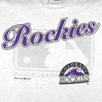 MLB (Bike) - Colorado Rockies Single Stitch T-Shirt 1995 XX-Large Vintage Retro Baseball