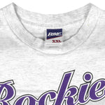 MLB (Bike) - Colorado Rockies Single Stitch T-Shirt 1995 XX-Large Vintage Retro Baseball