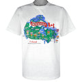 Vintage - O Canada We Stand On Guard For Thee Map T-Shirt 1990s Large Vintage Retro
