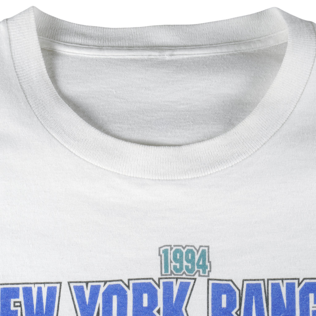 Starter - Texas Rangers Western Division Champions T-Shirt 1994 XX-Large Vintage Retro Hockey