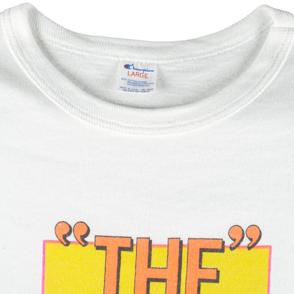 Champion (NFL) - Cincinnati Bengals Single Stitch T-Shirt 1989 Large Vintage Retro Football