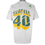 NBA - Seattle SuperSonics Single Stitch T-Shirt 1990s X-Large Vintage Retro Basketball