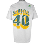 NBA - Seattle SuperSonics Single Stitch T-Shirt 1990s X-Large Vintage Retro Basketball