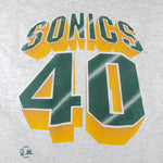 NBA - Seattle SuperSonics Single Stitch T-Shirt 1990s X-Large Vintage Retro Basketball