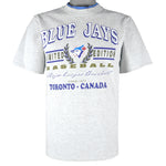 MLB (Waves) - Toronto Blue Jays Roll Up Sleeves T-Shirt 1990s Small