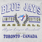 MLB (Waves) - Toronto Blue Jays Single Stitch T-Shirt 1990s Small Youth Vintage Retro Baseball