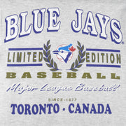 MLB (Waves) - Toronto Blue Jays Single Stitch T-Shirt 1990s Small Youth Vintage Retro Baseball