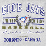 MLB (Waves) - Toronto Blue Jays Single Stitch T-Shirt 1990s Small Youth Vintage Retro Baseball