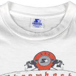 Starter - Chicago Bears Crowbacks Single Stitch T-Shirt 1990s Large Vintage Retro Football