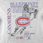Starter - Montreal Canadiens Winning Team Single Stitch T-Shirt 1992 X-Large Vintage Retro Hockey