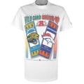 NFL (Pro Player) - Denver Broncos VS Jacksonville Jaguars Single Stitch T-Shirt 1990s Medium Vintage Retro Football