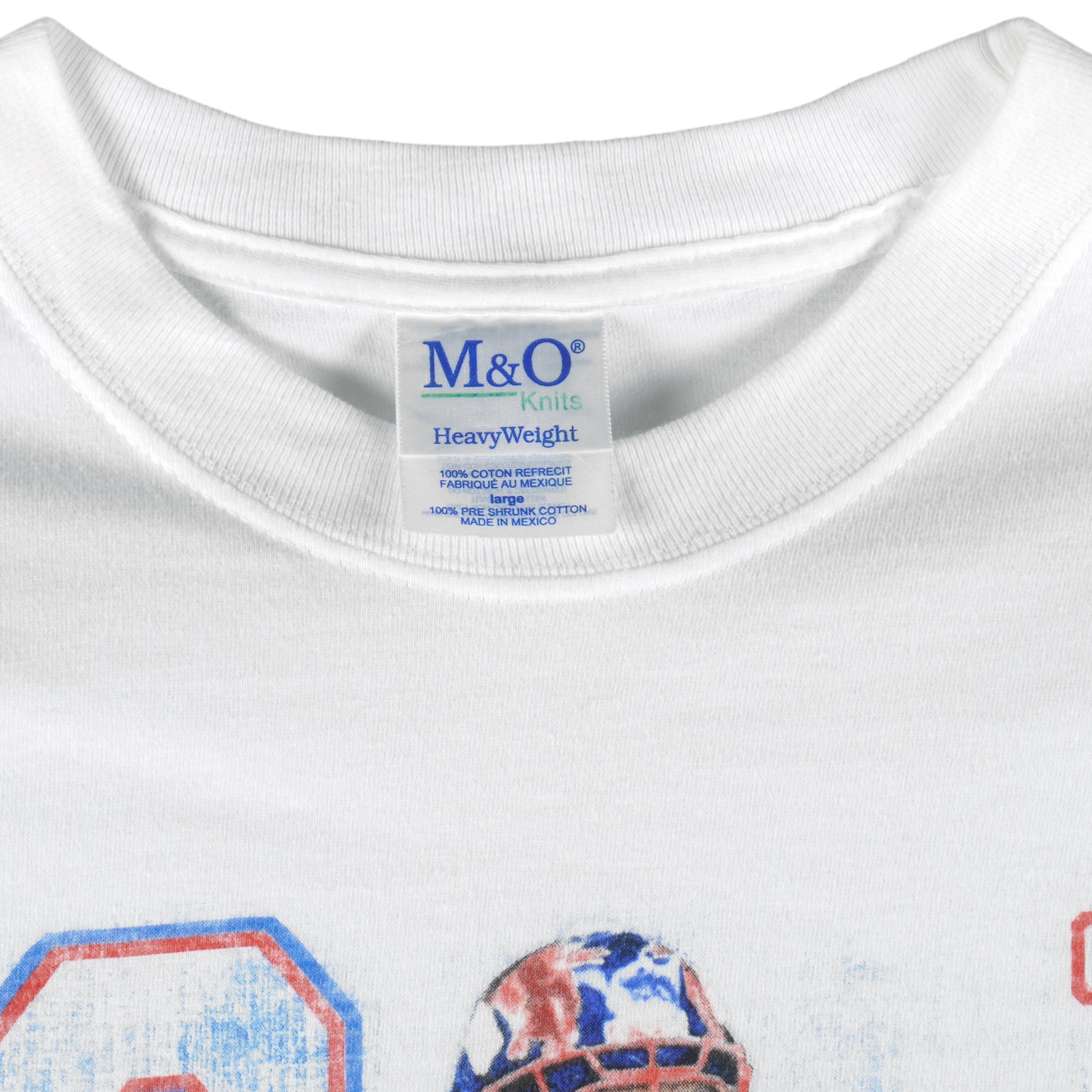 NHL (M&O Knits) - Montreal Canadiens Theodoore #60 T-Shirt 1990s Large Vintage Retro Hockey