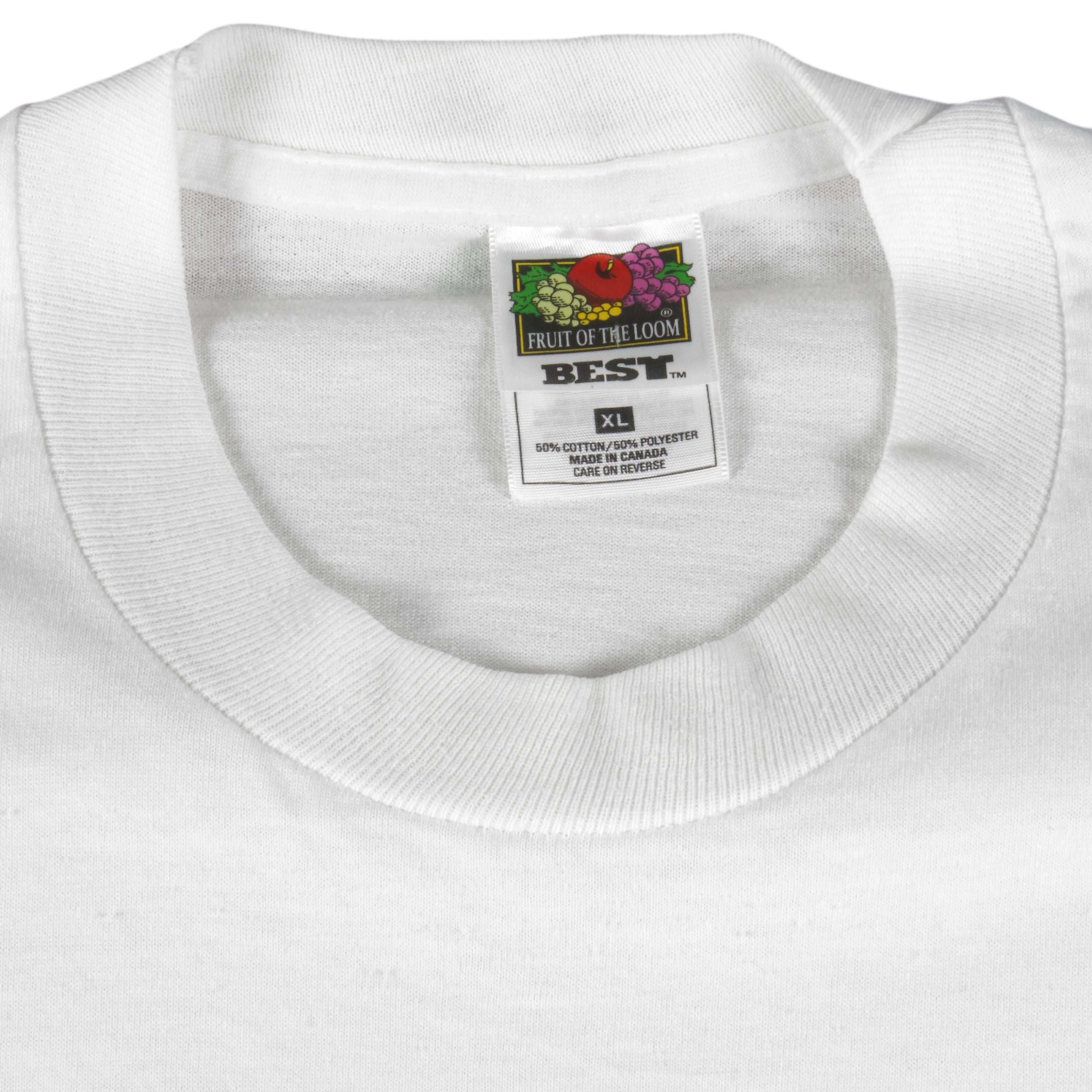 NHL - Montreal Canadiens Big Logo Single Stitch T-Shirt 1990s X-Large Vintage Retro Hockey