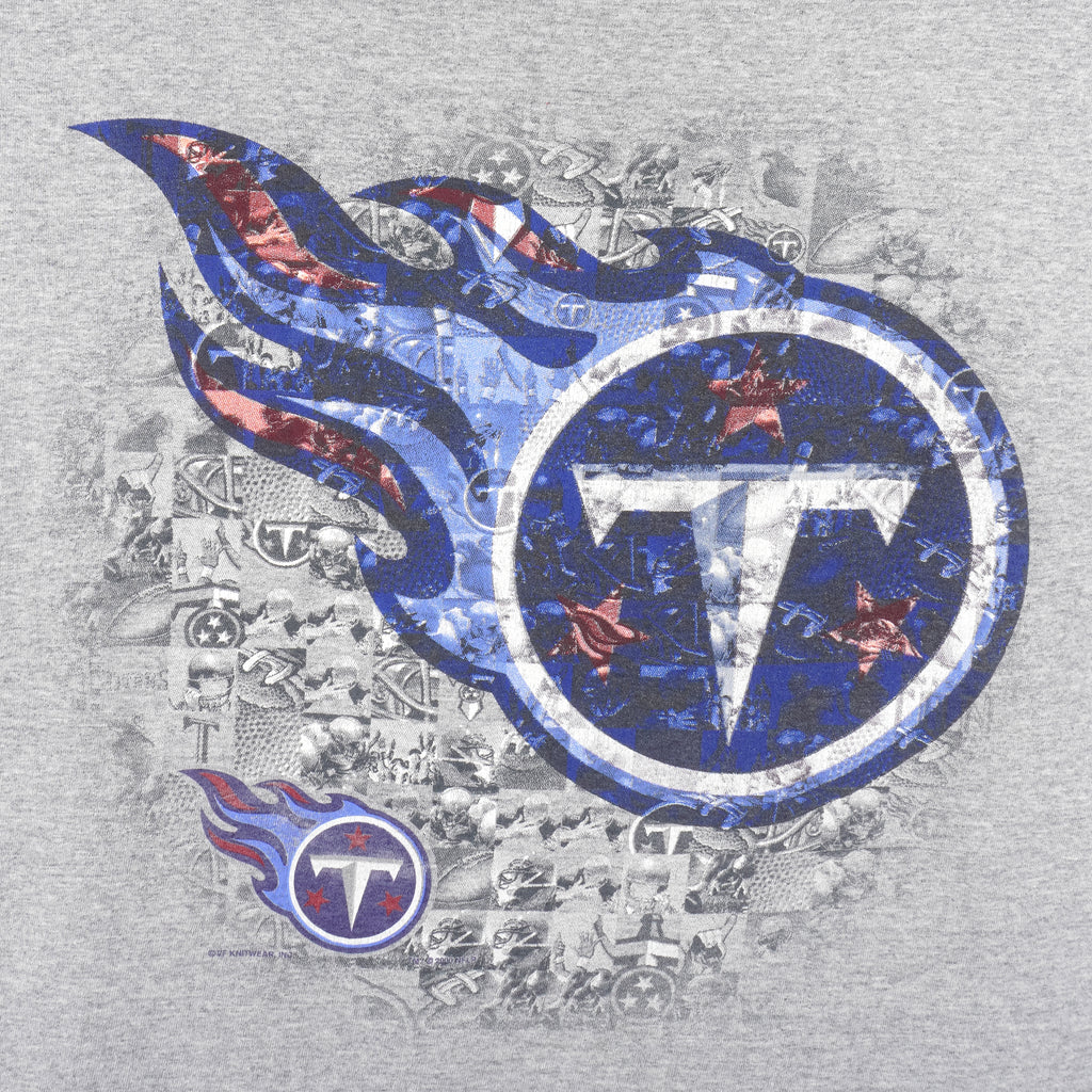 NFL (Lee) - Tennessee Titans Big Logo T-Shirt 2000 Large Vintage Retro Football