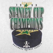 NHL (Silver Mountain) - Dallas Stars Stanley Cup Champions T-Shirt 1999 X-Large Vintage Retro Hockey
