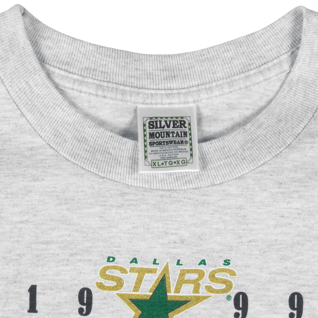 NHL (Silver Mountain) - Dallas Stars Stanley Cup Champions T-Shirt 1999 X-Large Vintage Retro Hockey