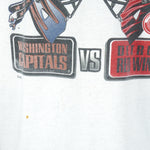 NHL - Detroit Red Wings VS Washington Capitals Single Stitch T-Shirt 1998 X-Large Vintage Retro Hockey