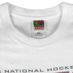 NHL - Detroit Red Wings VS Washington Capitals Single Stitch T-Shirt 1998 X-Large Vintage Retro Hockey