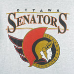  NHL - Ottawa Senators Single Stitch T-Shirt 1990s Large Vintage Retro Hockey