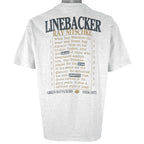 NFL (Salem) - Green Bay Packers Nitschke No. 66 T-Shirt 1993 X-Large Vintage Retro Football