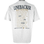 NFL (Salem) - Green Bay Packers Nitschke No. 66 T-Shirt 1993 X-Large Vintage Retro Football