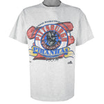 Vintage (CBA) - Pittsburgh Piranhas Basketball T-Shirt 1990s Large
