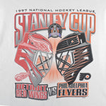 NHL (Pro Player) - Philadelphia Flyers VS Detroit Red Wings T-Shirt 1997 X-Large Vintage Retro Hockey