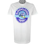 MLB - Toronto Blue Jays Single Stitch T-Shirt 1991 Large Vintage Retro Baseball