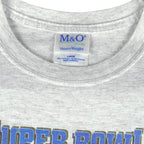 NFL (M&O Knits) - Baltimore Ravens Champions T-Shirt 2001 Large Vintage Retro Football