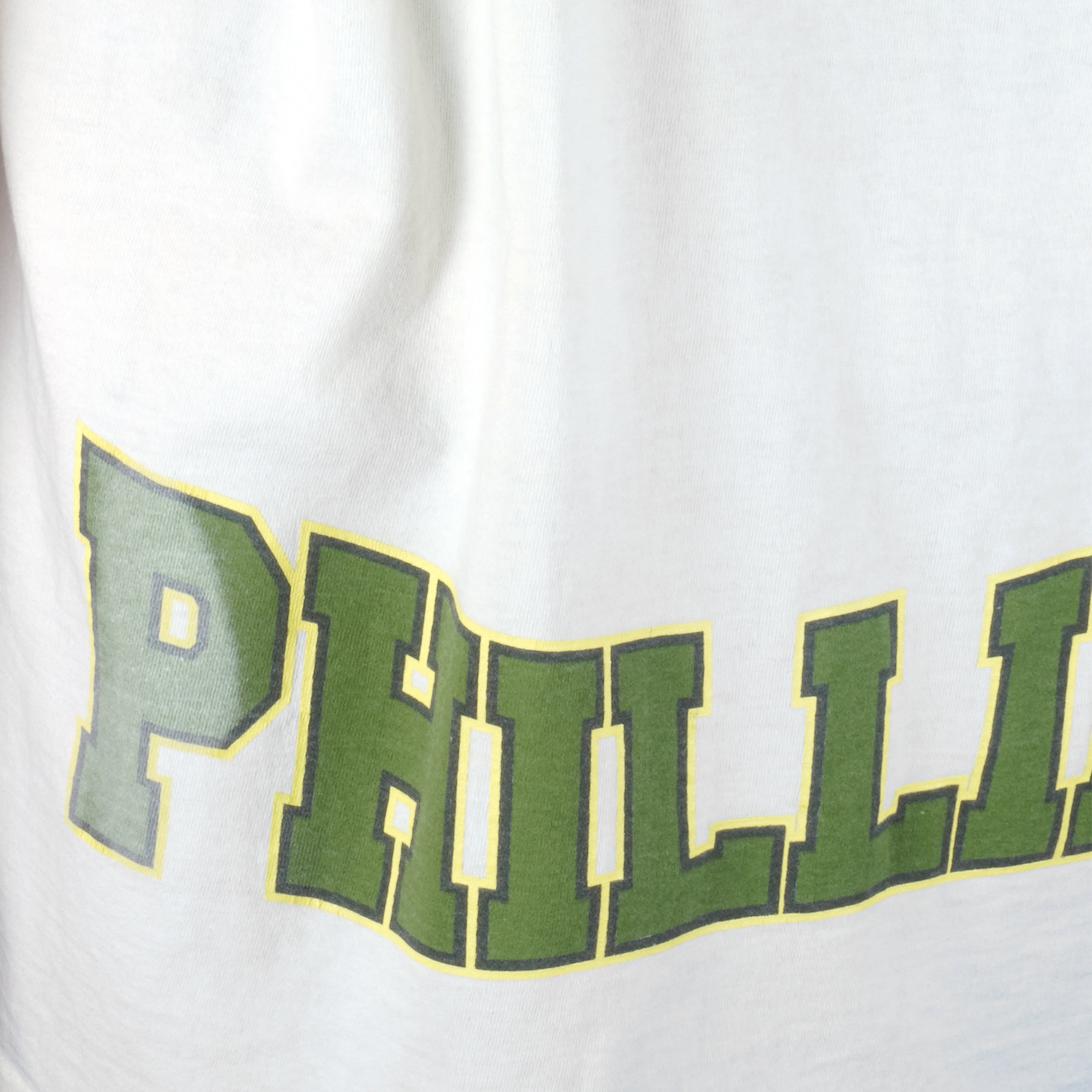 MLB - Philadelphia Phillies We Play Hard Ball T-Shirt 1994 Large Vintage Retro Baseball