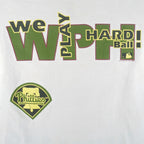 MLB - Philadelphia Phillies We Play Hard Ball T-Shirt 1994 Large Vintage Retro Baseball