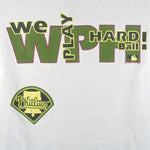 MLB - Philadelphia Phillies We Play Hard Ball T-Shirt 1994 Large Vintage Retro Baseball