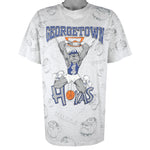 NCAA (Active Image) - Georgetown Hoyas Basketball All Over Print T-Shirt 1991 X-Large