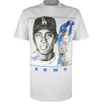 Starter - Los Angeles Dodgers Hideo Nomo No. 16 Caricature T-Shirt 1995 Large