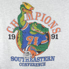 NCAA - Florida Gators Champions T-Shirt 1991 X-Large Vintage Retro College