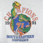NCAA - Florida Gators Champions T-Shirt 1991 X-Large Vintage Retro College