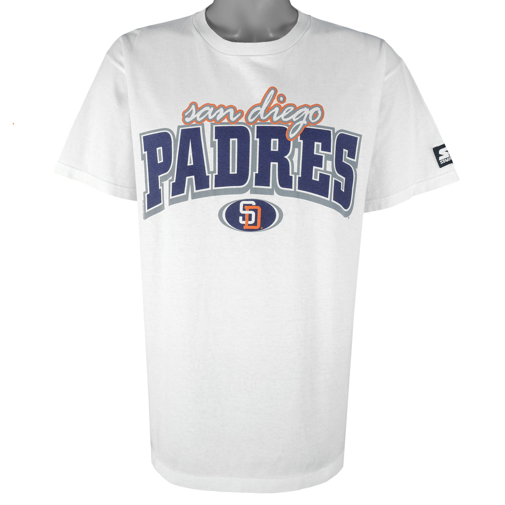 MLB (Starter) - San Diego Padres T-Shirt 1998 Medium Vintage Retro Baseball