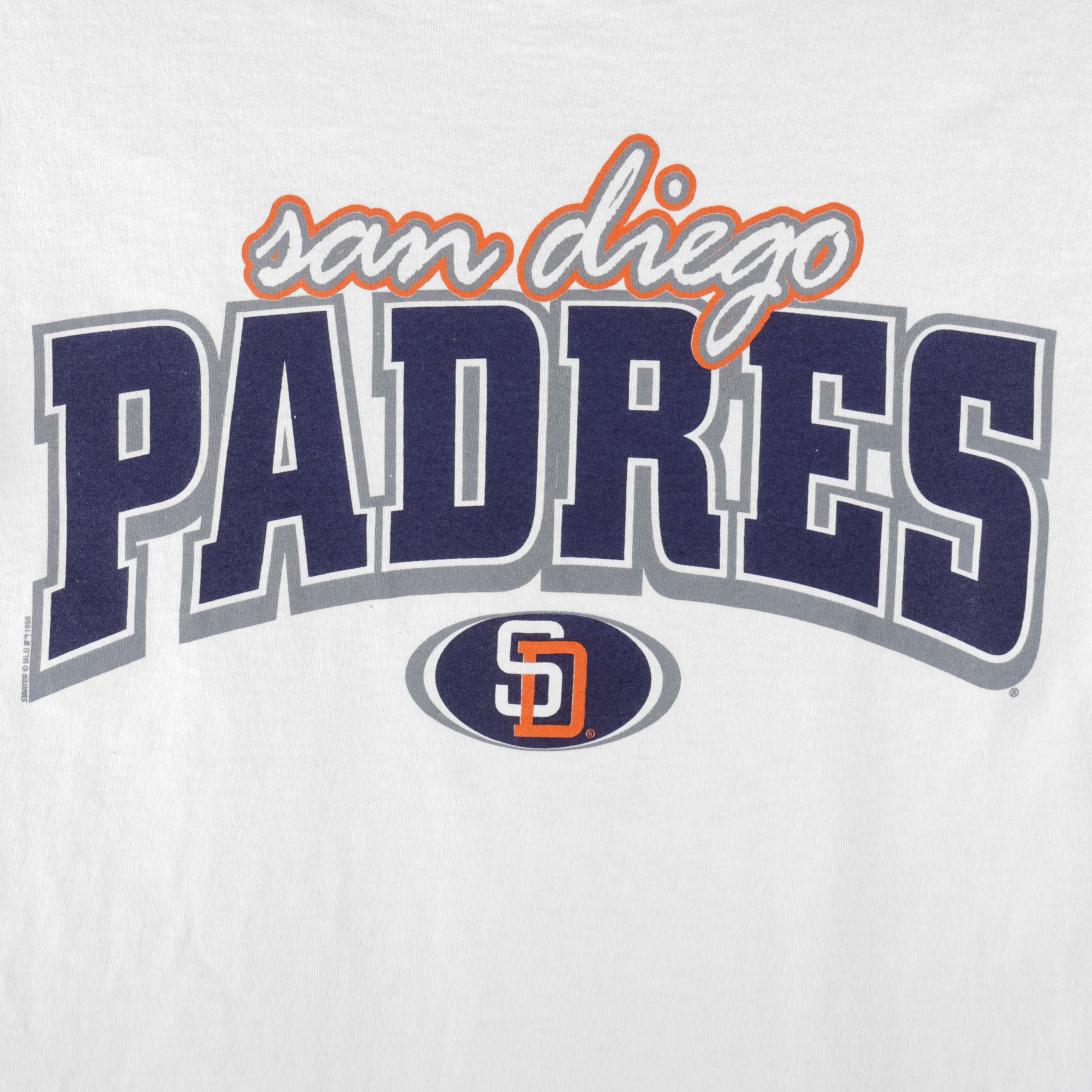 MLB (Starter) - San Diego Padres T-Shirt 1998 Medium Vintage Retro Baseball