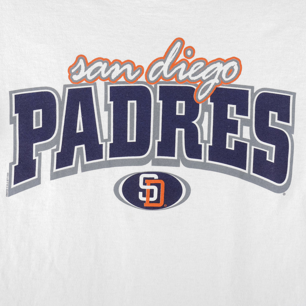 MLB (Starter) - San Diego Padres T-Shirt 1998 Medium Vintage Retro Baseball