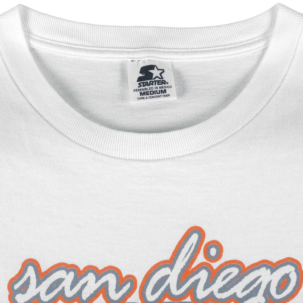 MLB (Starter) - San Diego Padres T-Shirt 1998 Medium Vintage Retro Baseball