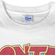 NFL (Salem) - Kansas City Chiefs Montana Comic T-Shirt 1993 X-Large Vintage Retro Football