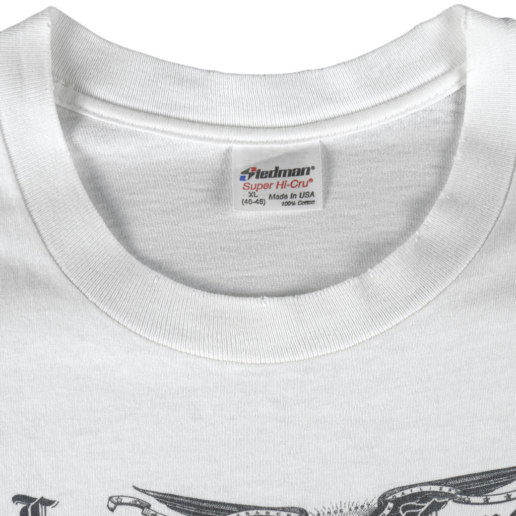 NFL (Permission) - San Francisco 49ers Single Stitch T-Shirt 1990s X-Large Vintage Retro Football