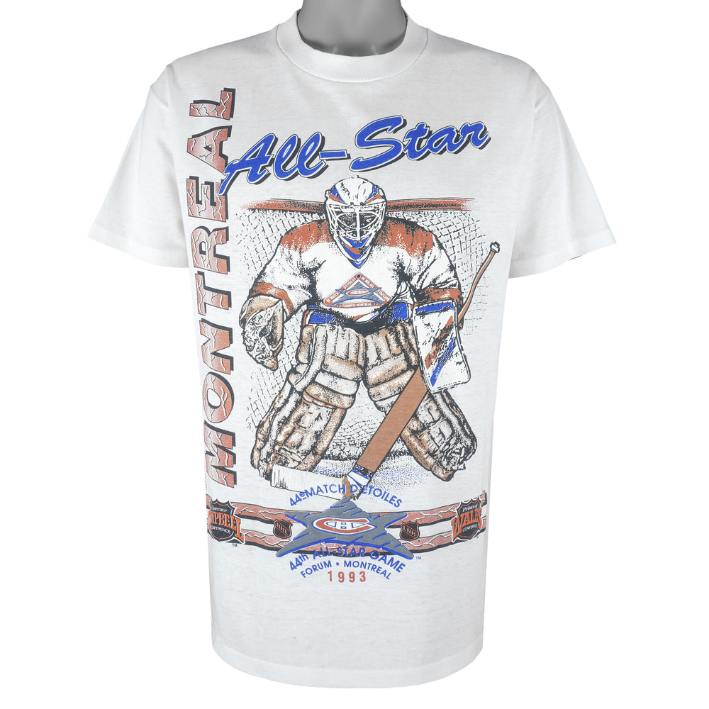 NHL - Montreal Canadiens All-Star Game Forum T-Shirt 1993 Large Vintage Retro Hockey