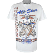 NHL - Montreal Canadiens All-Star Game Forum T-Shirt 1993 Large Vintage Retro Hockey