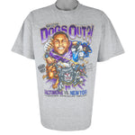 NFL (M&O) - Baltimore VS New York T-Shirt 2001 Large Vintage Retro Football